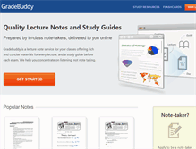 Tablet Screenshot of gradebuddy.com